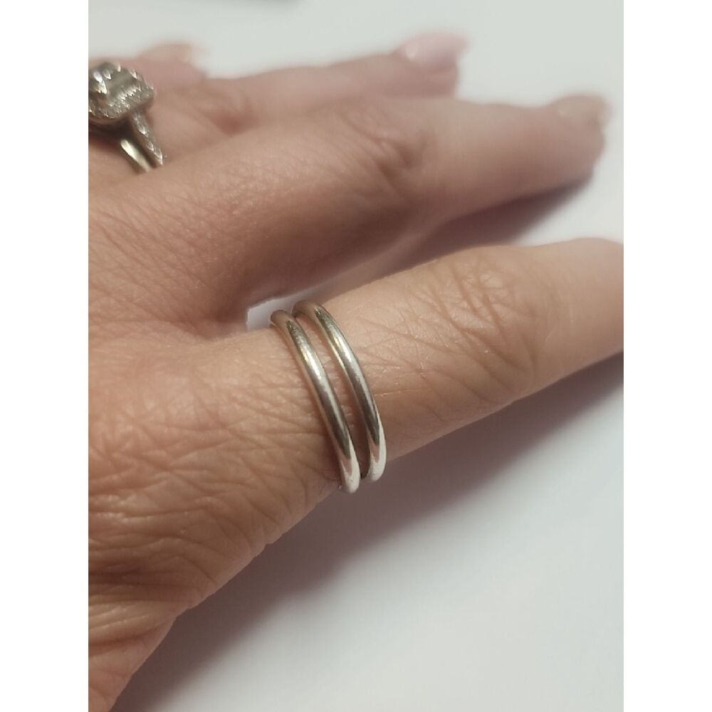 Sterling Silver Milor 925 Stacking Rings Size 7
